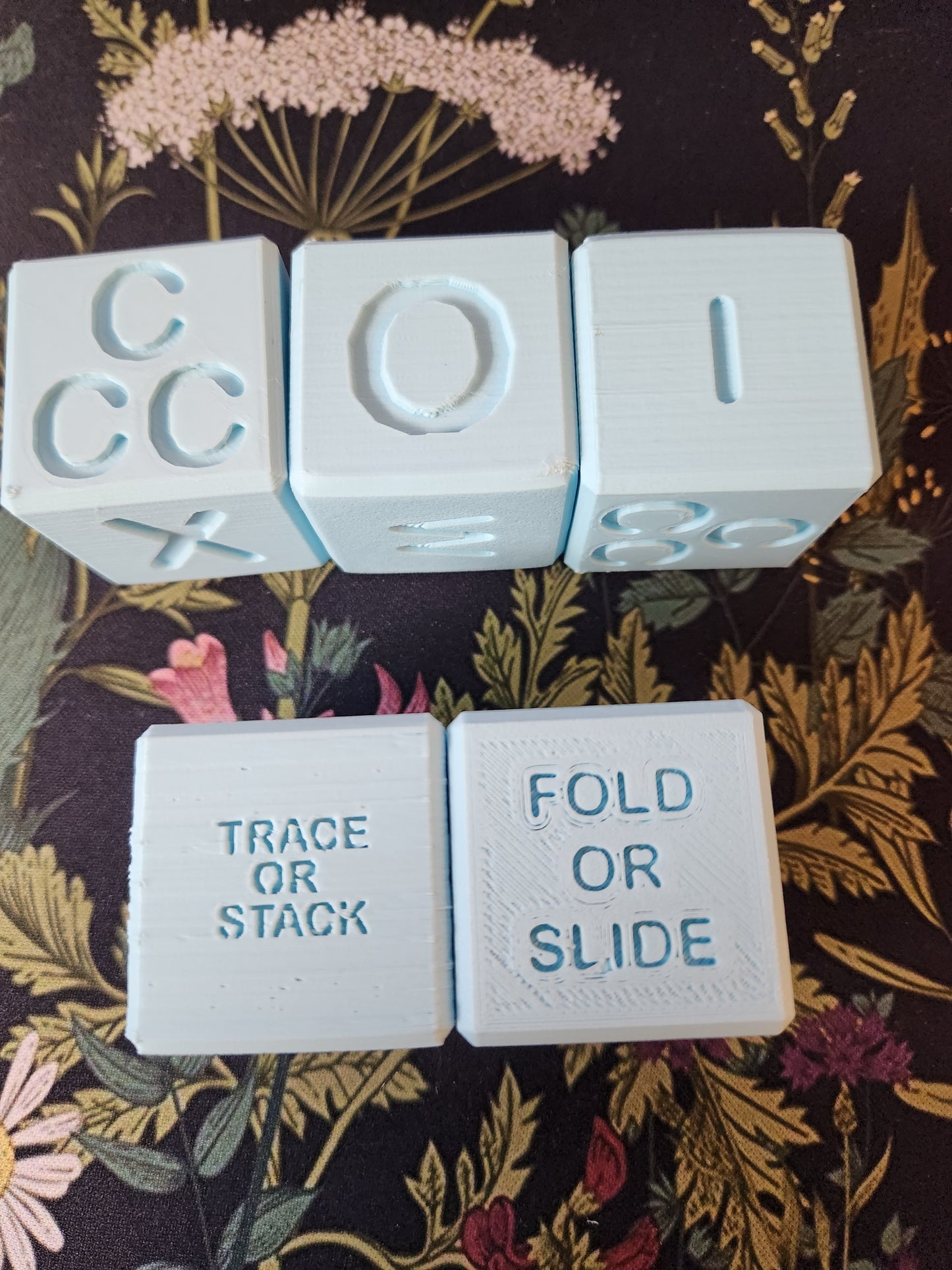 AS IS CLEARANCE DICE Matte Lt Blue